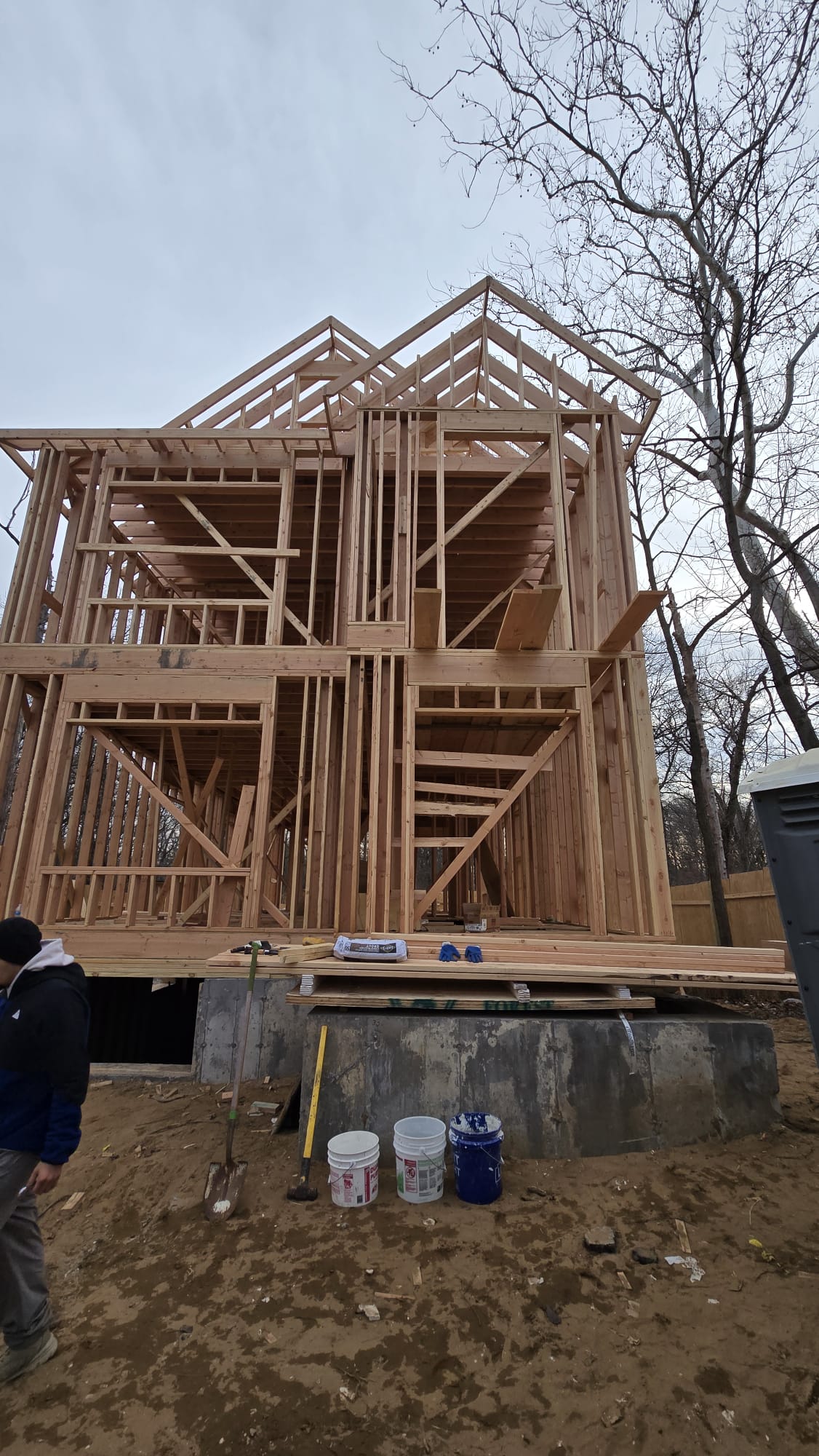 New Construction — Full Wood Frame Exterior